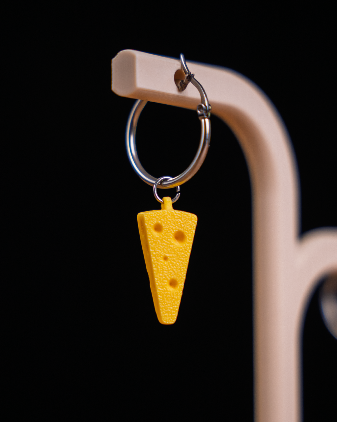 Cheese Slice Earring