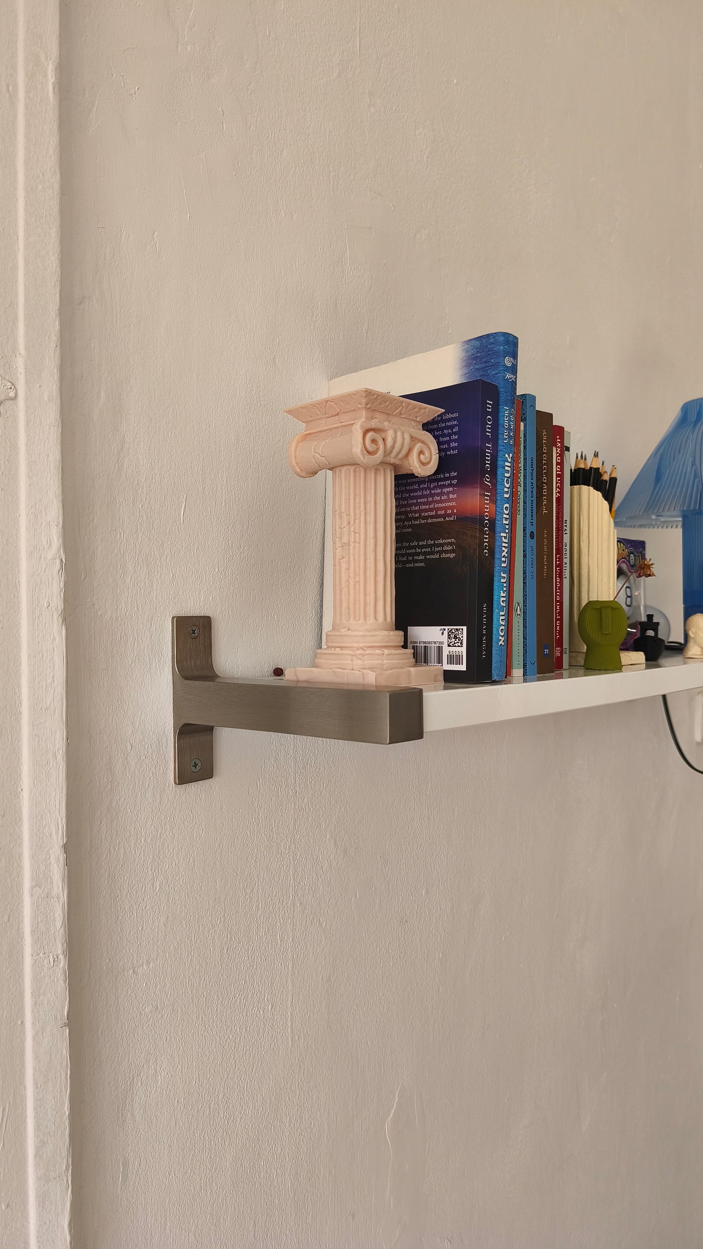 Destroyed Column Bookend – Greek Column with Hidden Compartment