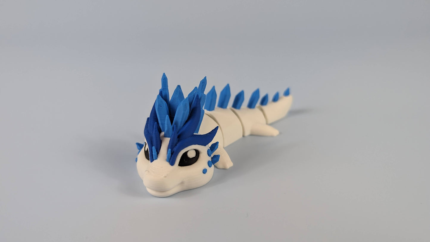 Ice Dragon - Articulated Figure Keychain