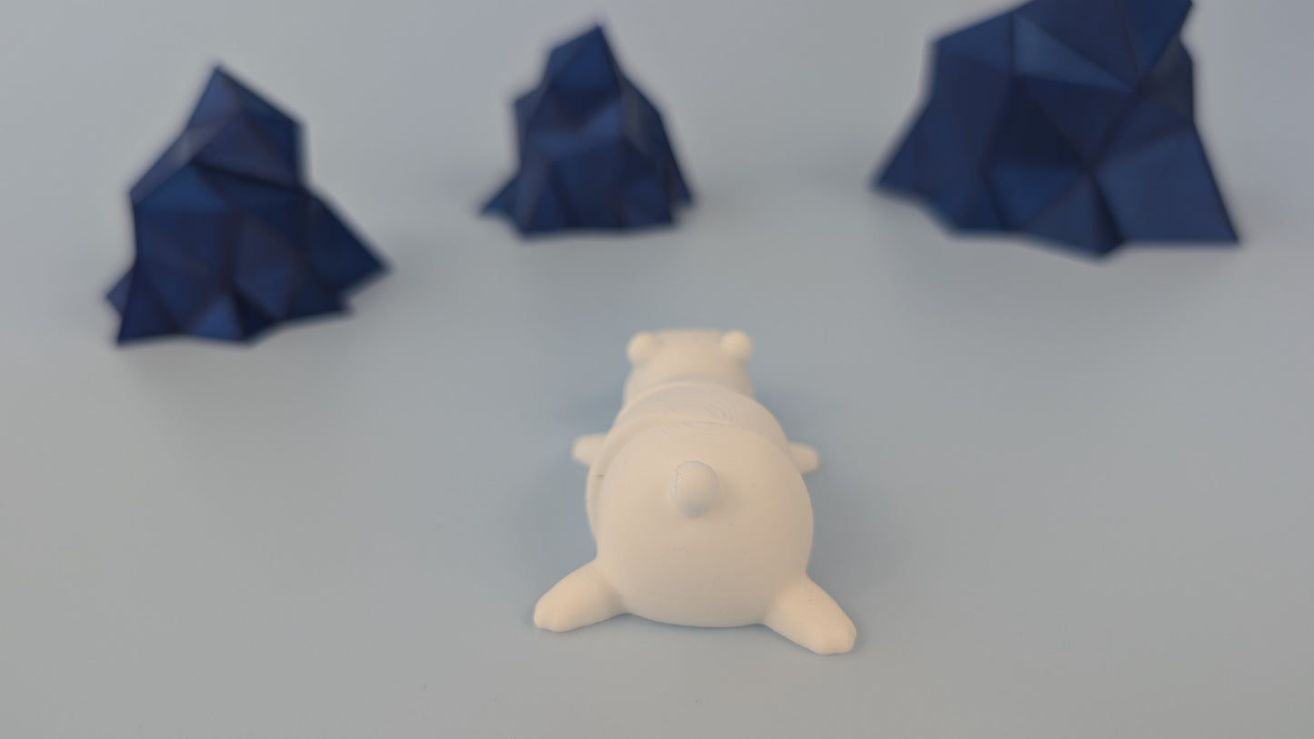 Arctic Polar Bear – Articulated 3D Printed Figure