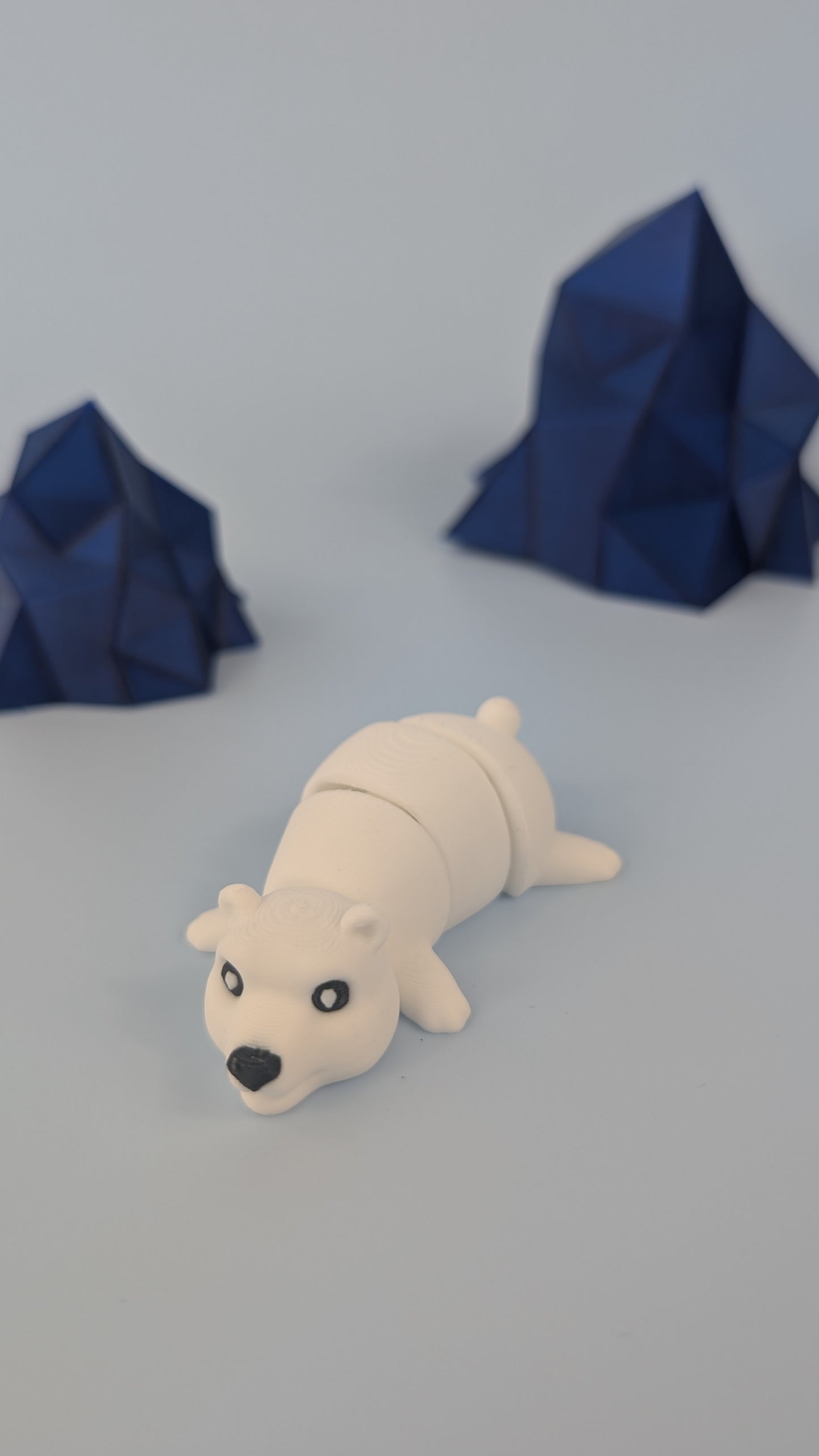 Arctic Polar Bear – Articulated 3D Printed Figure