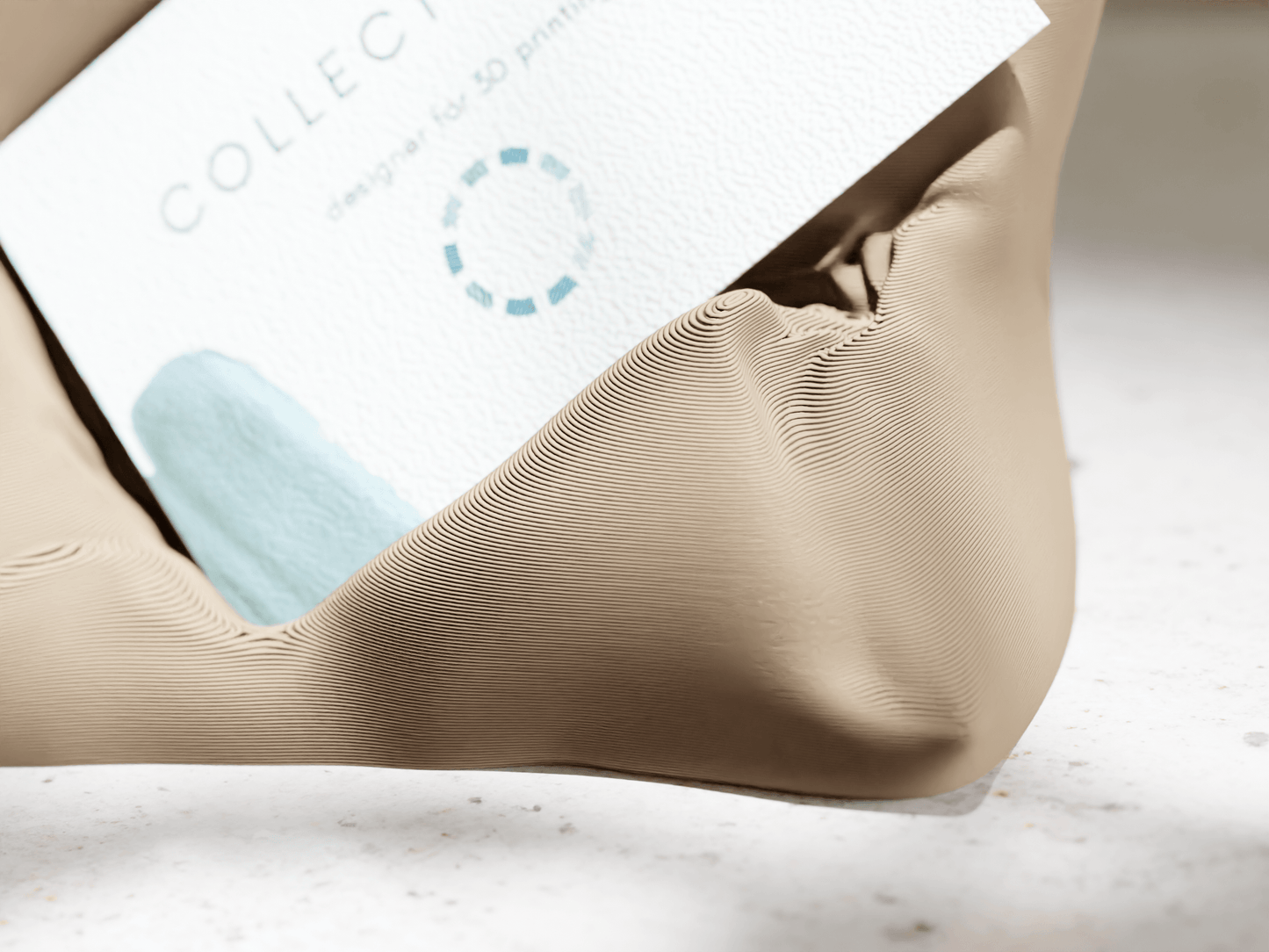 The Card Cradle – Pillow-Inspired Business Card Holder - Mold and Matter