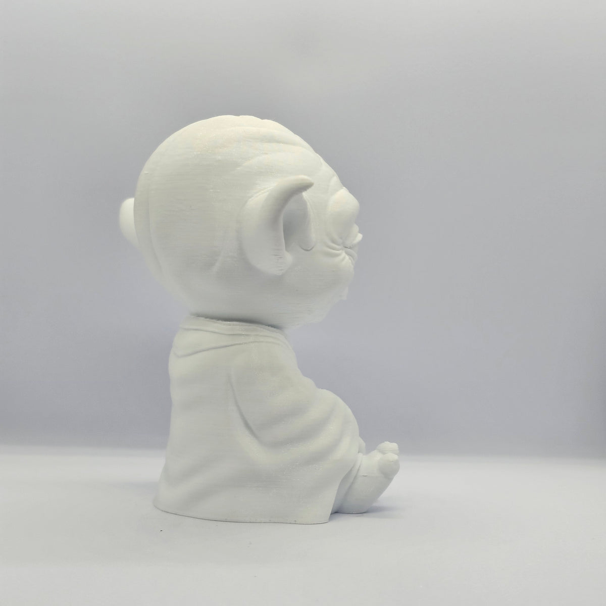 Yoda Chibi Figurine – 9 cm Paintable