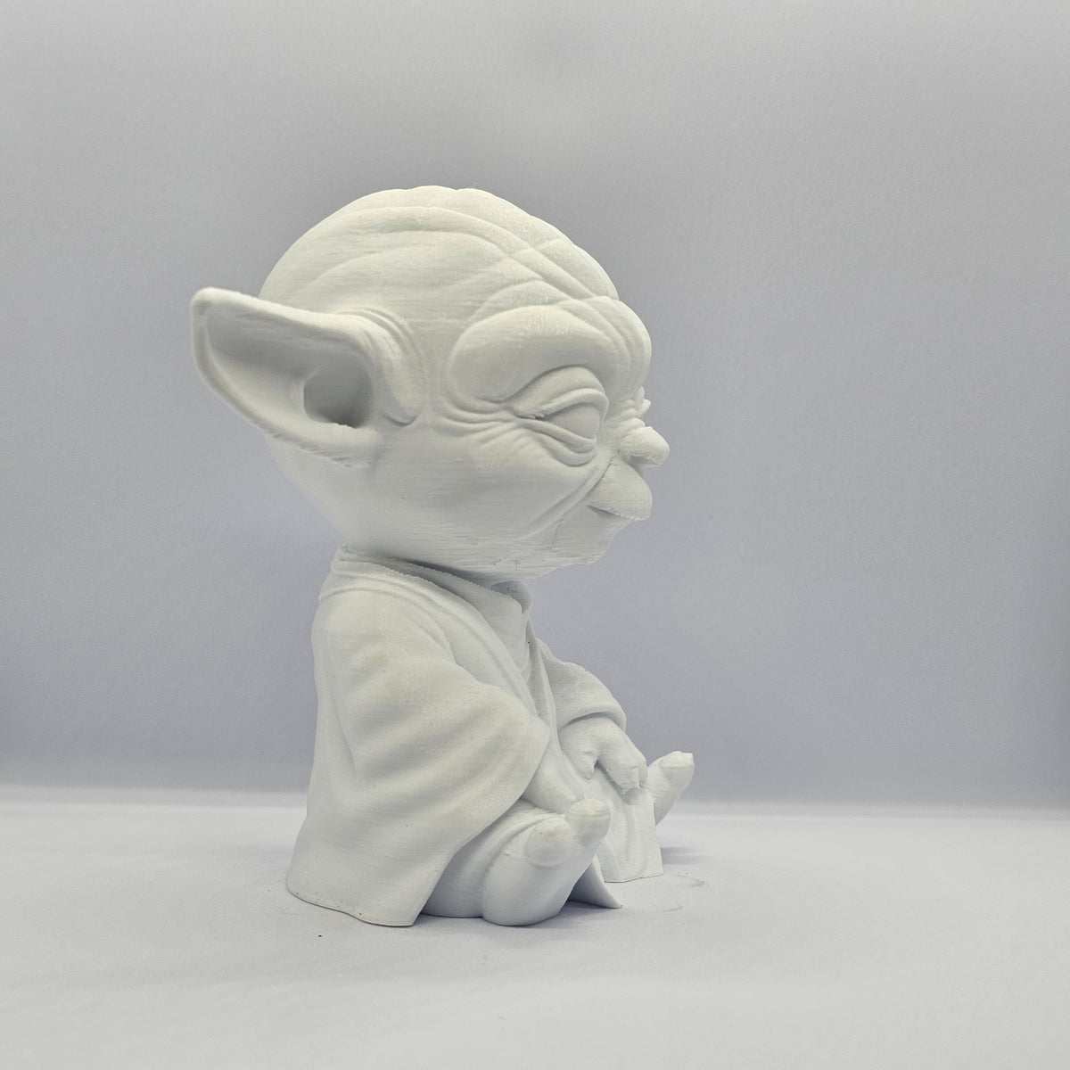 Yoda Chibi Figurine – 9 cm Paintable