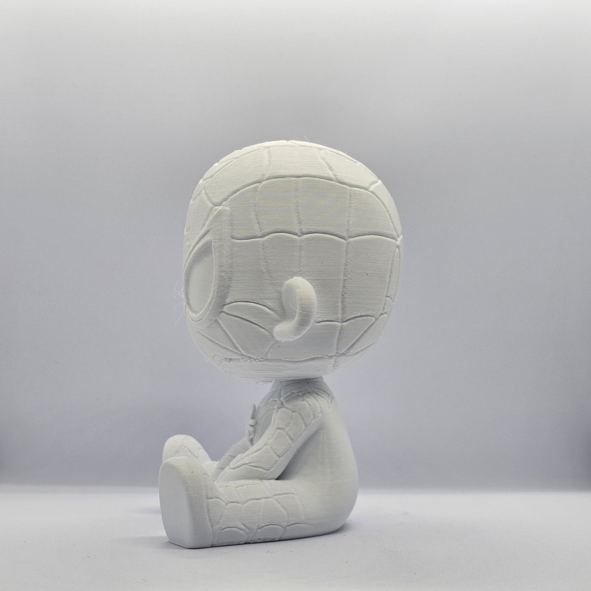 Spider-Man Chibi Figurine – 9 cm Paintable