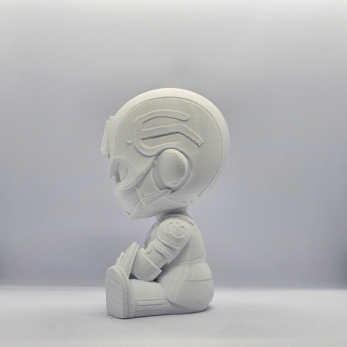 Captain America Chibi Figurine – 9 cm Paintable