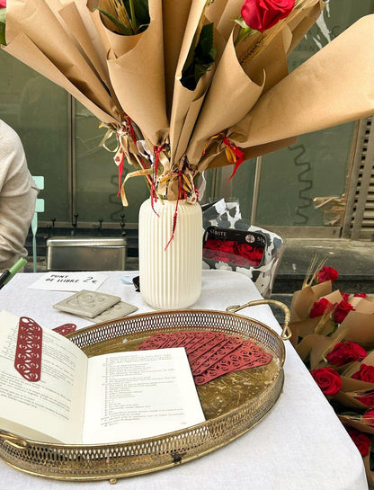 Rose Bookmark – Elegant Bookmark for Book Lovers - Mold and Matter