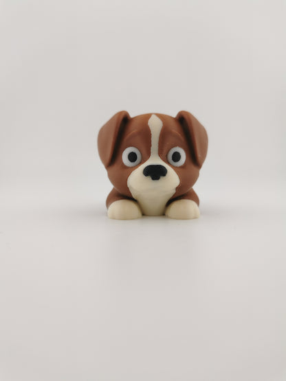🐶 Mini Flexi Dog – Articulated Toy & Keychain Version