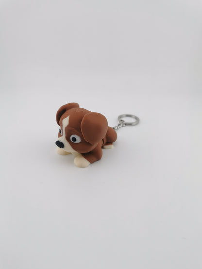 🐶 Mini Flexi Dog – Articulated Toy & Keychain Version