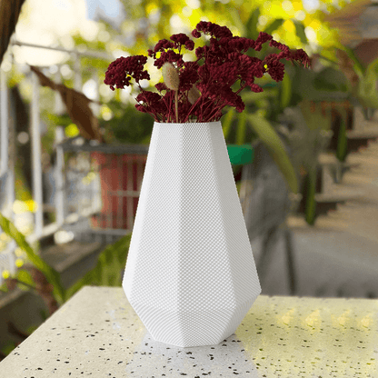 Helena Flower Vase – RippleMesh Textured 3D Printed Vase - Mold and Matter