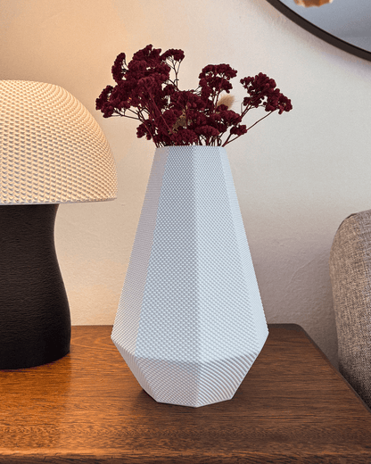 Helena Flower Vase – RippleMesh Textured 3D Printed Vase - Mold and Matter