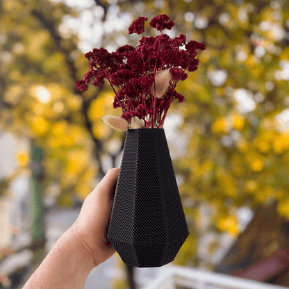 Helena Flower Vase – RippleMesh Textured 3D Printed Vase - Mold and Matter