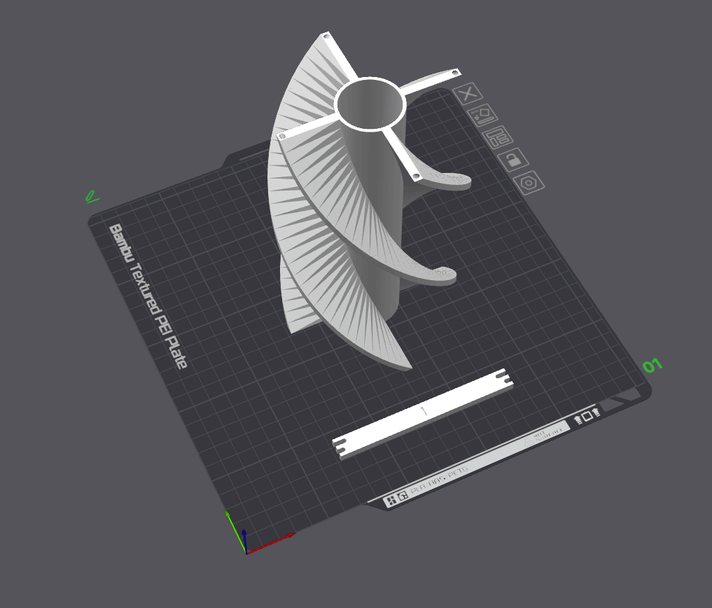 QFH Antenna Support for 435 MHz Satellites – 3D Printed PETG Frame - Mold and Matter