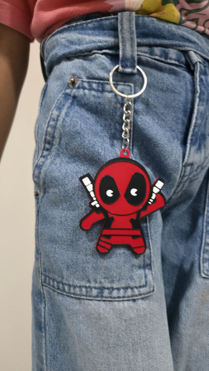 Quirky Deadpool Keychain