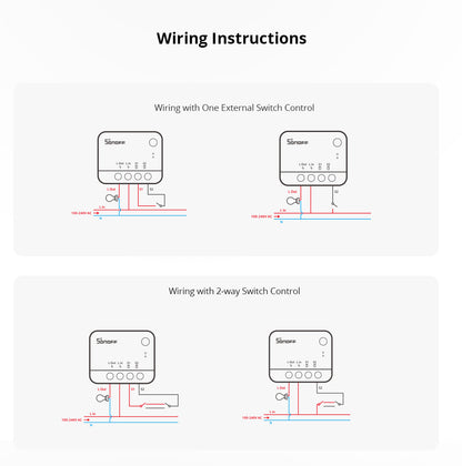 Zigbee Mini L2 Smart Switch (No Neutral Required) – Compact In-Wall Relay for Home Automation