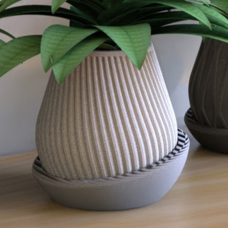 Minimal Planter 1 🪴  – Modern 3D Printed Indoor Pot