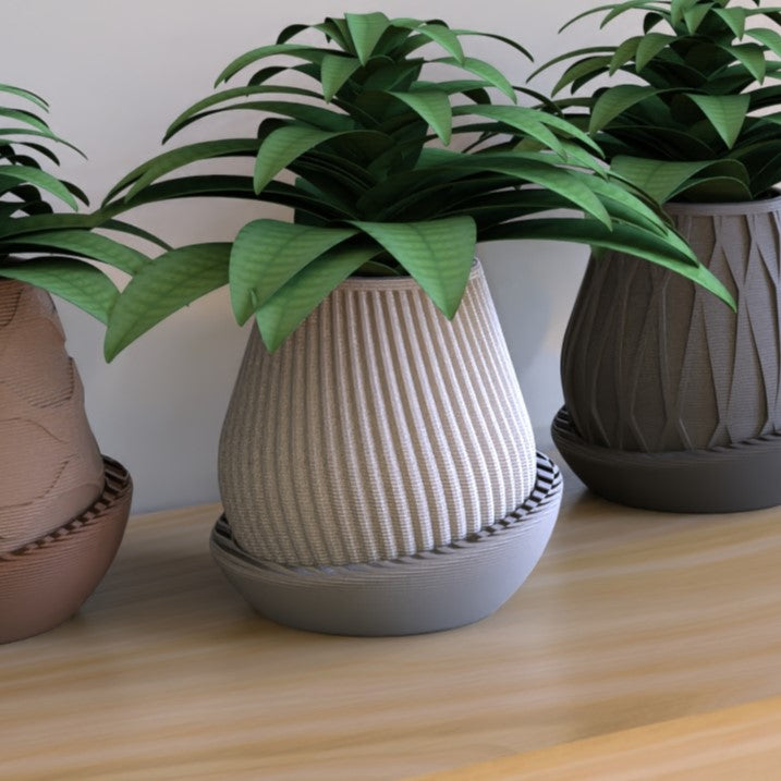Minimal Planter 1 🪴  – Modern 3D Printed Indoor Pot