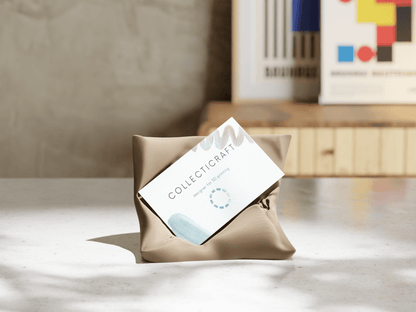 The Card Cradle – Pillow-Inspired Business Card Holder - Mold and Matter