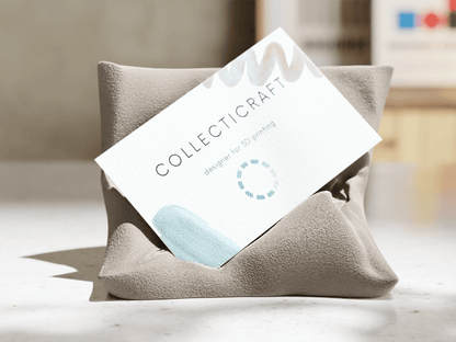The Card Cradle – Pillow-Inspired Business Card Holder - Mold and Matter