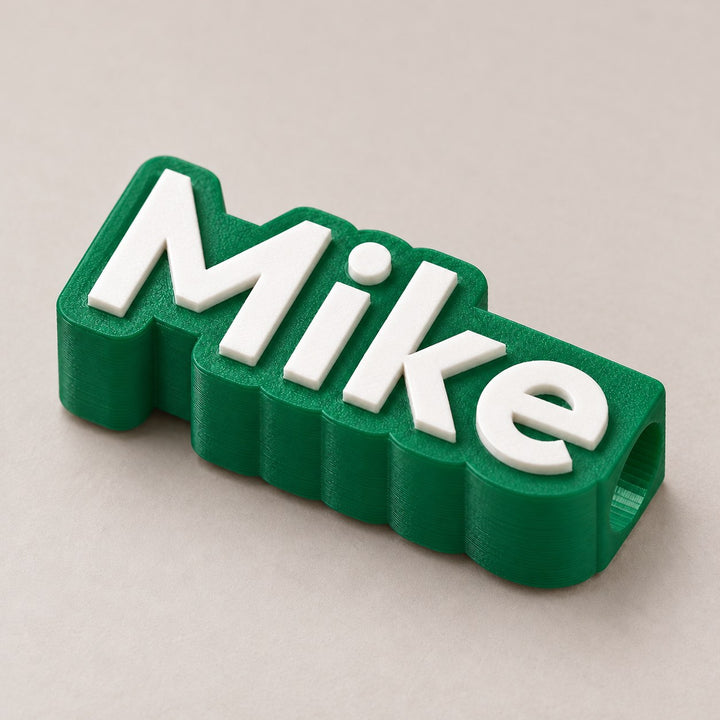 Name Tag for Pen or Straw – Slide-On