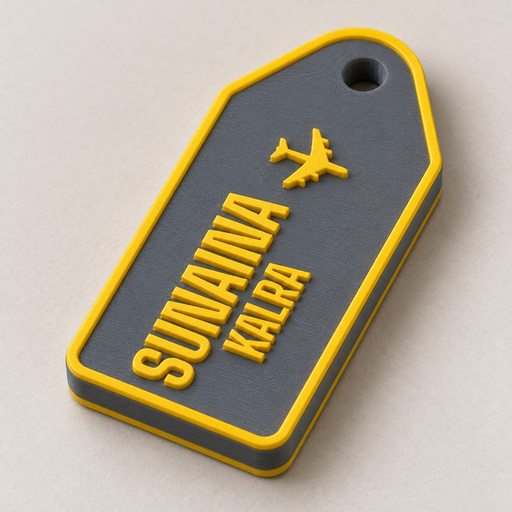 Personalised Luggage Tag with Name