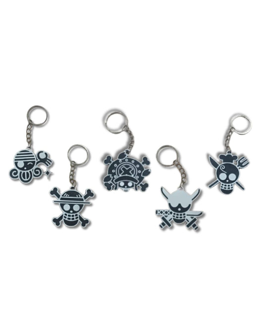 Skull Keychain Collection – 5 Unique Styles (Sold Individually or as a Full Set)
