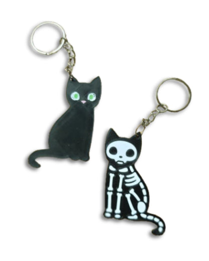 Schrödinger's Cat Keychain – 3D Printed Geek Gift for Science & Cat Lovers