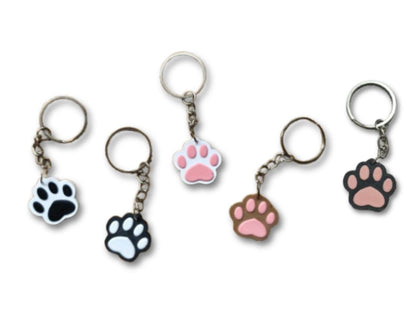 Paw Paw Keychain – Cute Cat Keychain Set (Sold Individually or as a Set of 5)