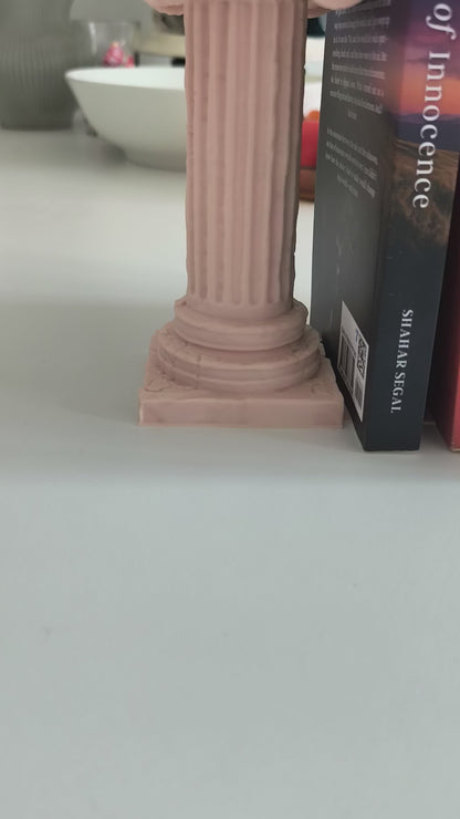 Destroyed Column Bookend  – Greek Column with Hidden Compartment