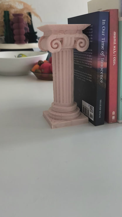Destroyed Column Bookend  – Greek Column with Hidden Compartment
