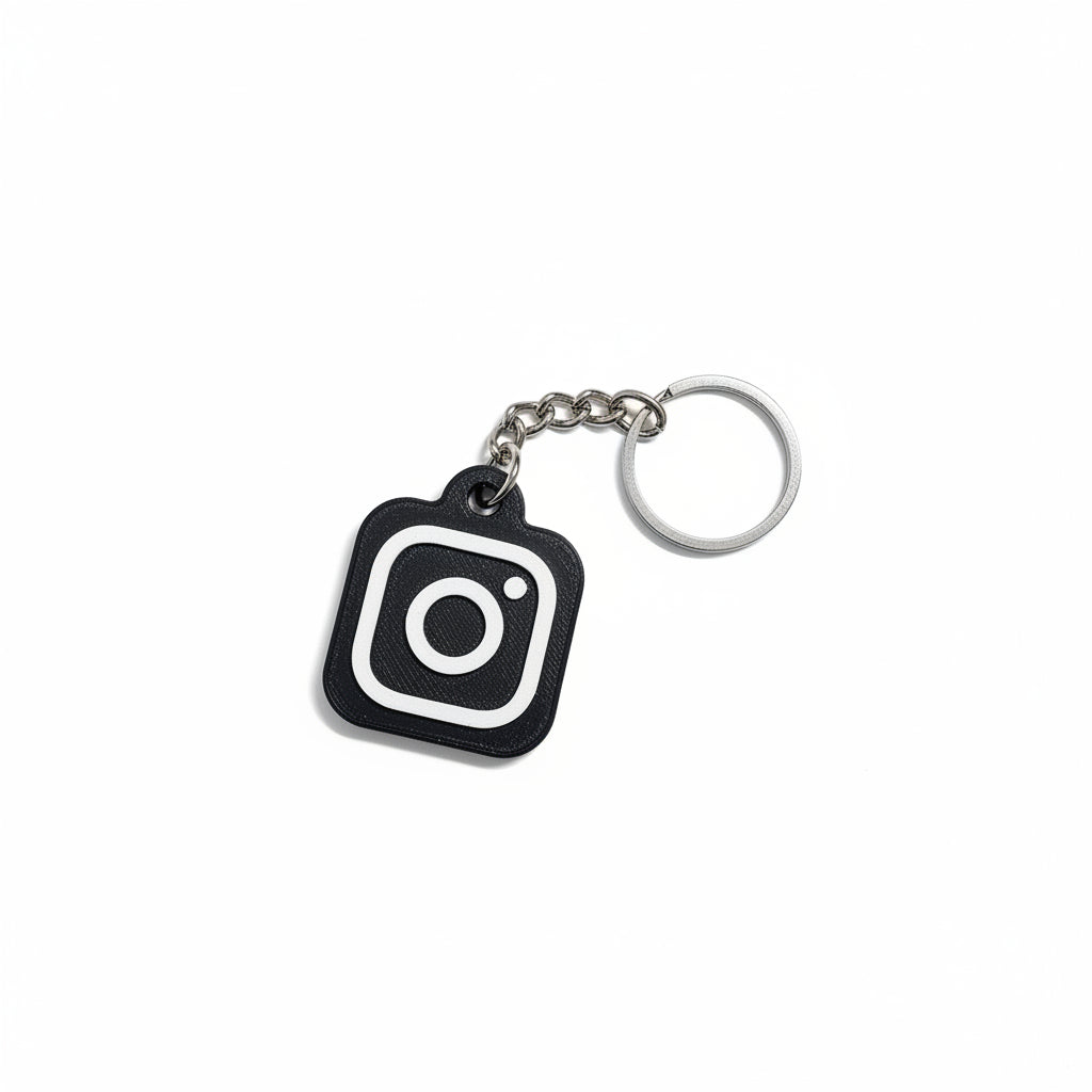 Instagram Logo NFC Keychain – 3D Printed Tag With Built-In NFC Chip