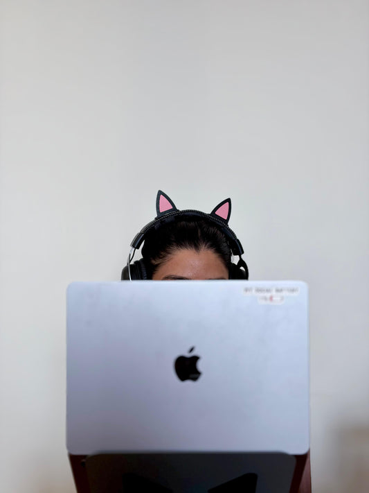 Clip-On Cat Ear Headphone Attachment