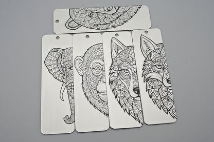 mandala art bookmark set