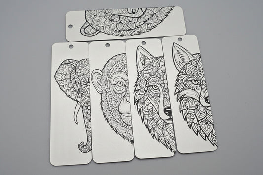 mandala art bookmark set