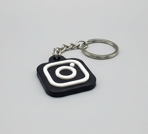 Instagram Logo NFC Keychain – 3D Printed Tag With Built-In NFC Chip