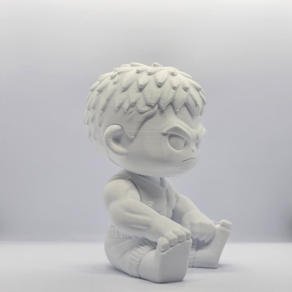 Hulk Chibi Figurine – 9 cm Paintable