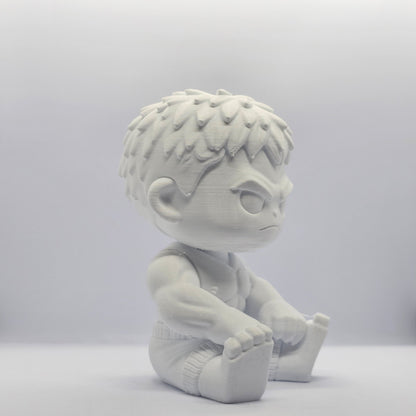 Hulk Chibi Figurine – 9 cm Paintable