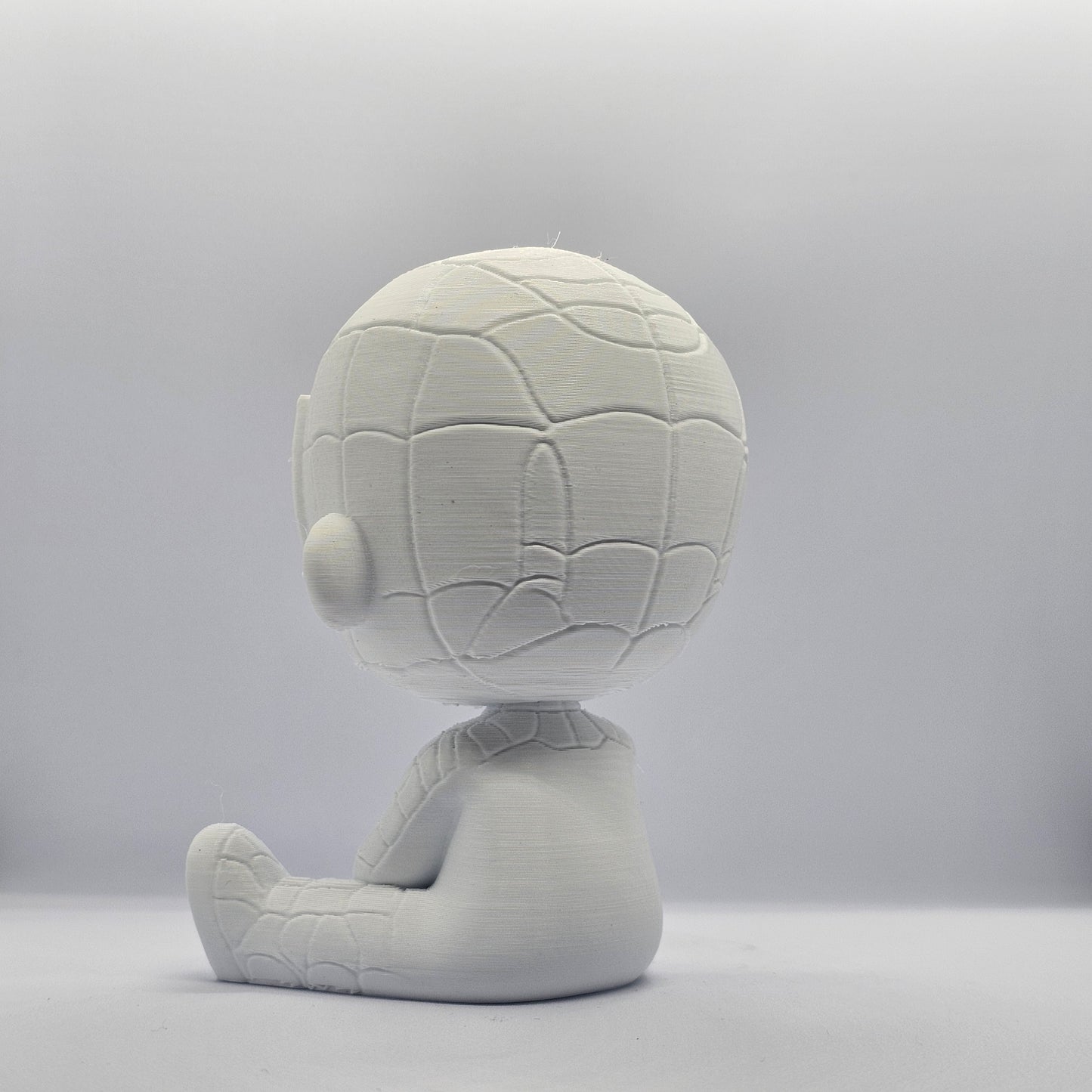 Spider-Man Chibi Style 3D Printed Figurine – 9 cm Paintable Collectible