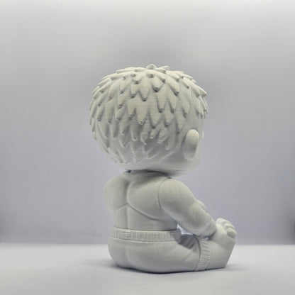 Hulk Chibi Figurine – 9 cm Paintable