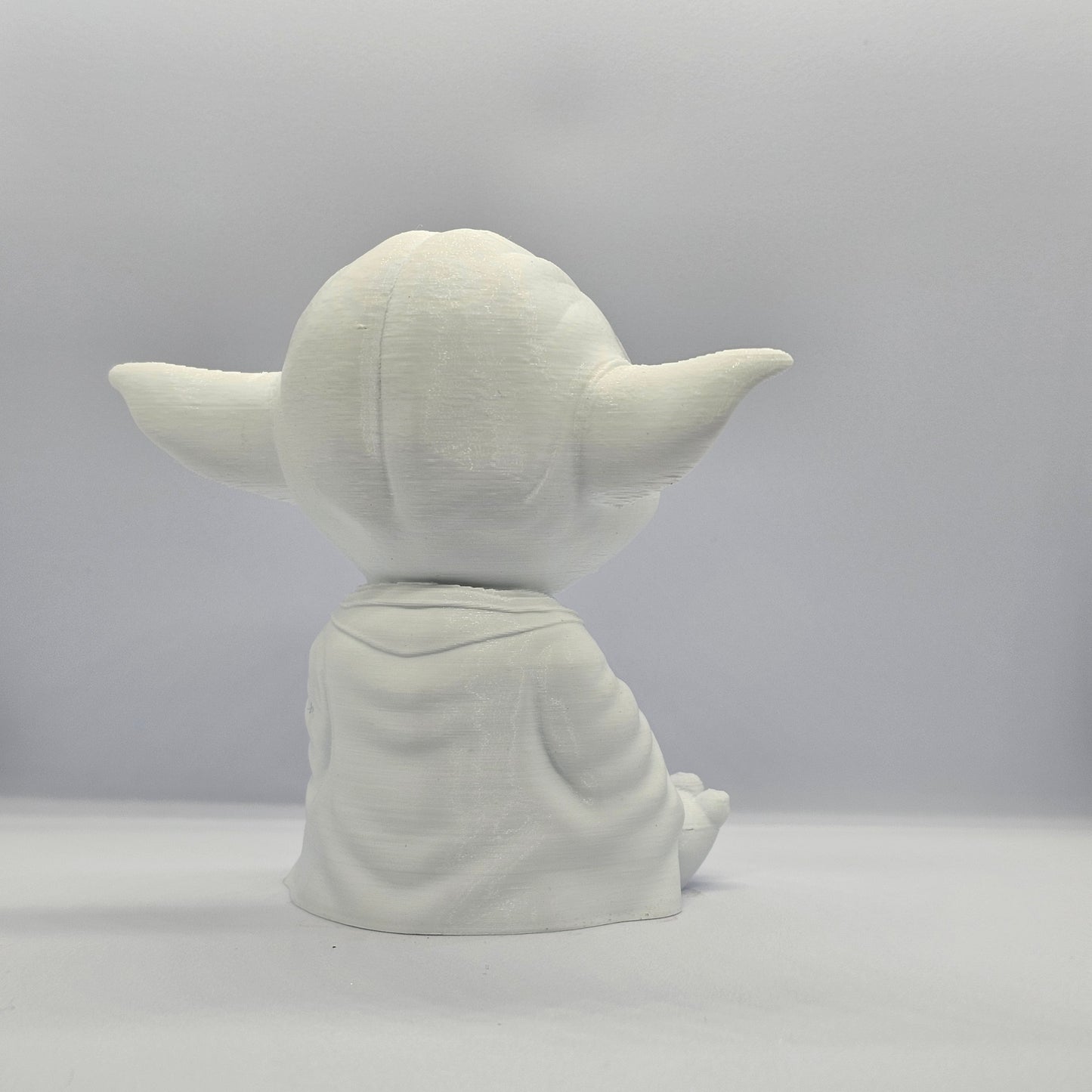 Yoda Chibi Style 3D Printed Figurine – 9 cm Paintable Collectible