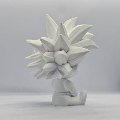 Goku Chibi Style 3D Printed Figurine – 9 cm Paintable Collectible
