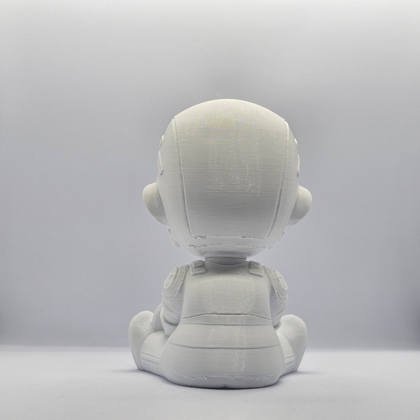 Captain America Chibi Style 3D Printed Figurine – 9 cm Paintable Collectible