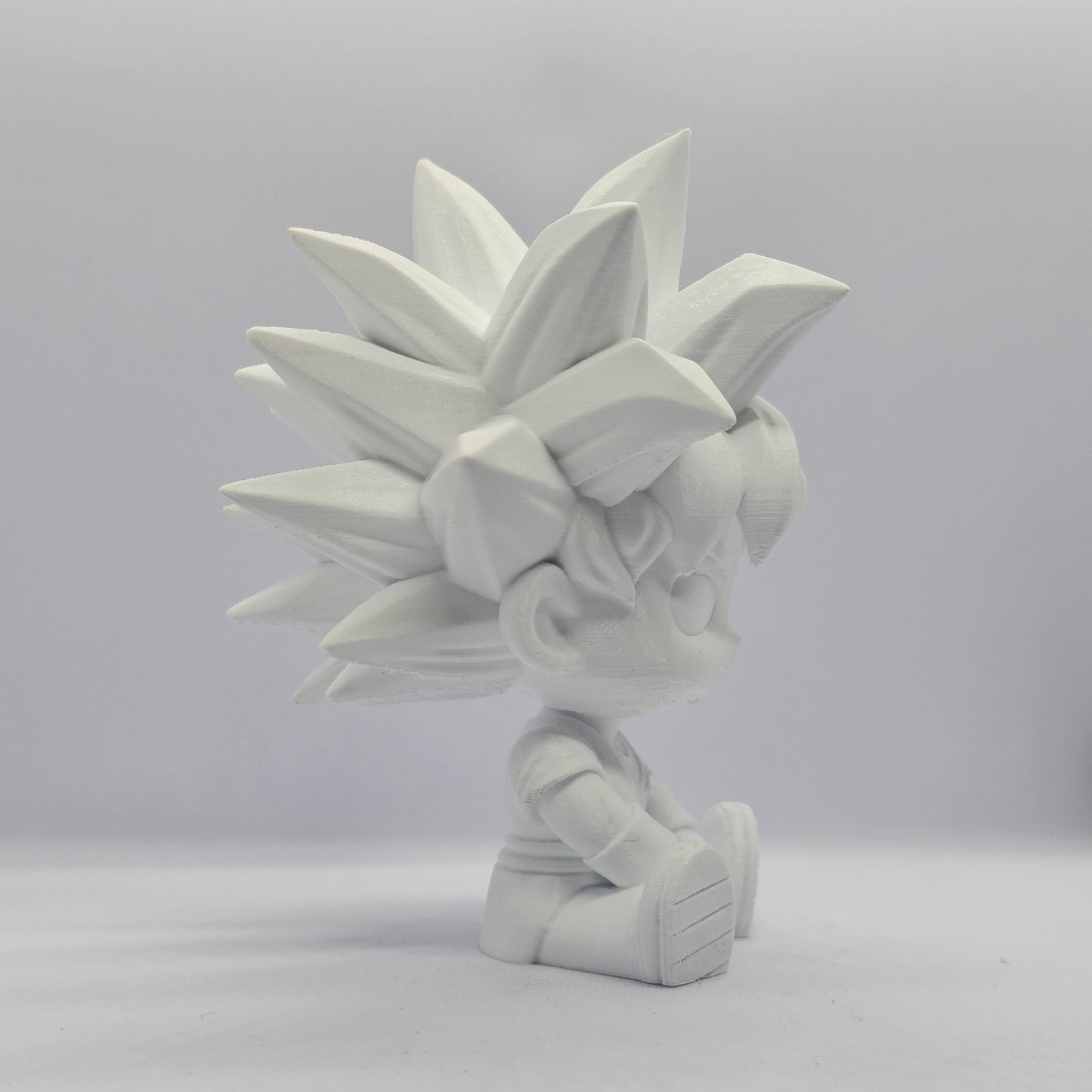 Goku Chibi Style 3D Printed Figurine – 9 cm Paintable Collectible