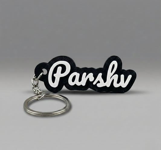 Custom Name Keychain – Personalised 3D Printed Keychain