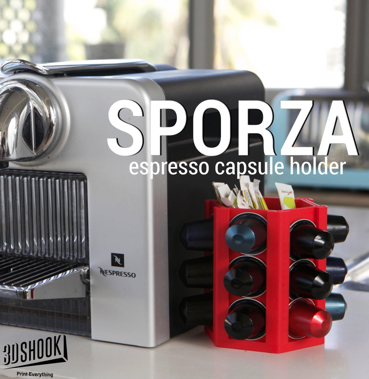 Sporza – Espresso Capsule & Coffee Pods Holder - Mold and Matter