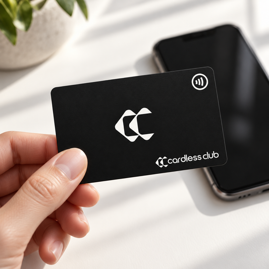 Cardless Club Standard Card in use