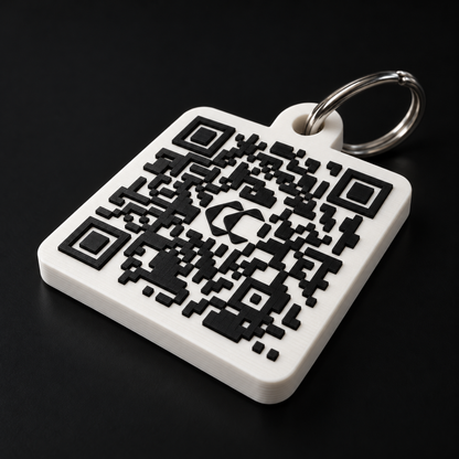 Cardless Club Tap Keychain, close-up showing the finish