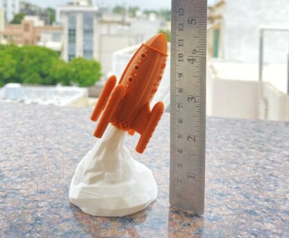 Elegant 3D-Printed Rocket Model – Decorative Showpiece - Image 3