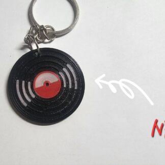 Vinyl Record NFC Keychain – Tap-to-Connect Mini Accessory